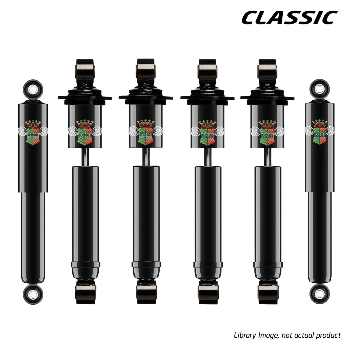 Koni Classic Damper Set JA-CL1036 for Jaguar E-type Coupé 3.8, 4.2 (1961 > 1971)