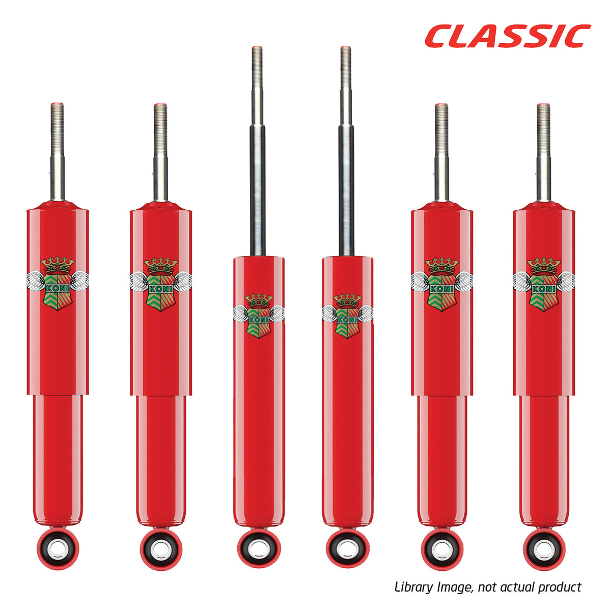Koni Classic Damper Set RE-CL1473 for Alpine A108 Coupé 800, 900, 1100 (1958 > 1963)